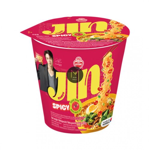 Ottogi Jin poharas instant tészta - piros (spicy)