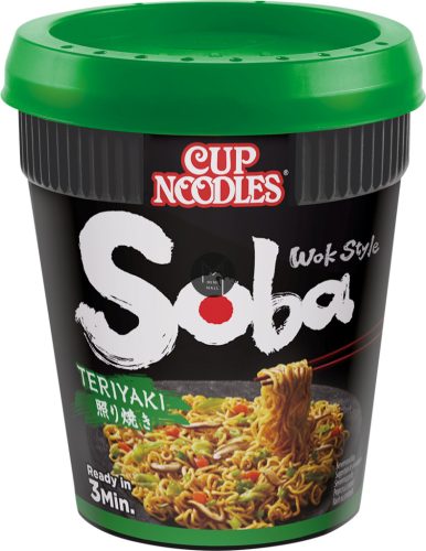 Soba - teriyaki izű instant bögrés tészta