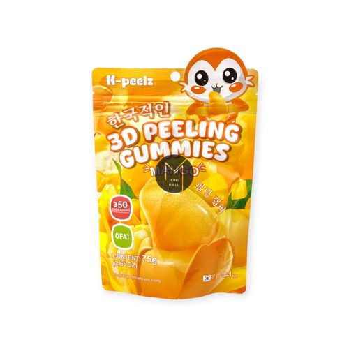 3D Hámozható mangós ízű gumicukor