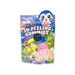 3D Hámozható savanyú gyümölcs ízű gumicukor