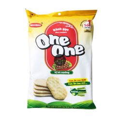 One One - sós édes rizskeksz - grillezett marhás ízű