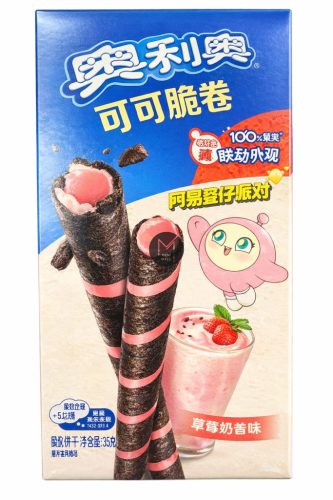 Oreos-kakaós ostya rúd - eper ízesítéssel