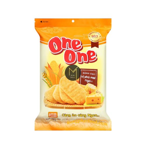 One One - sós édes rizskeksz - kukoricás sajtos ízű