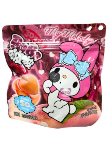 Qi My Melody Peach 3D gumicukor